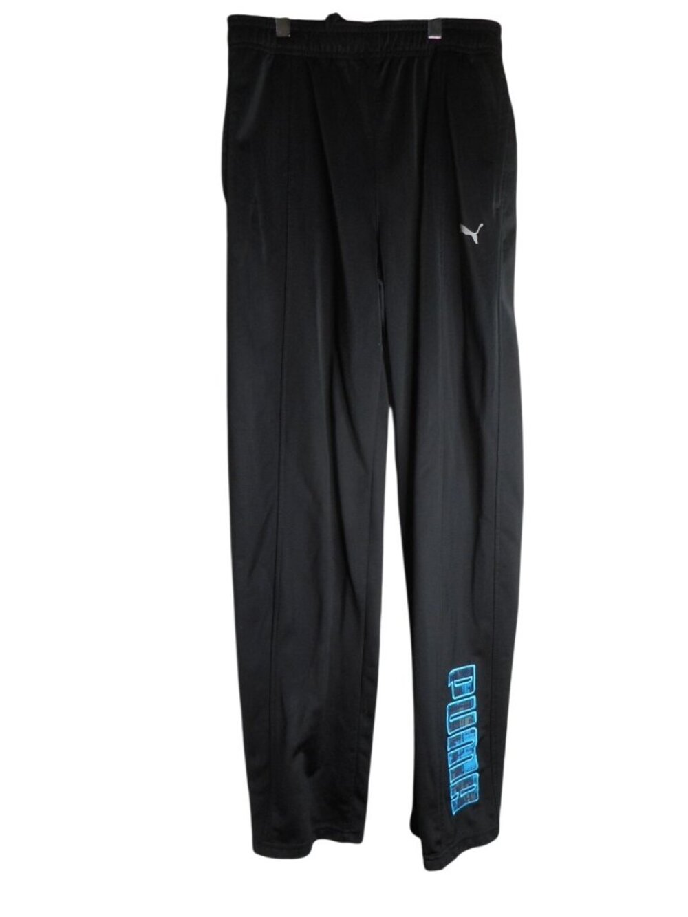 Puma Black / Blue athletic casual track Pants Size XL (18-20) pockets